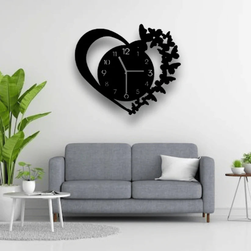 Flower 3D Wooden Wall Clock – Home & Wall Decor Gift